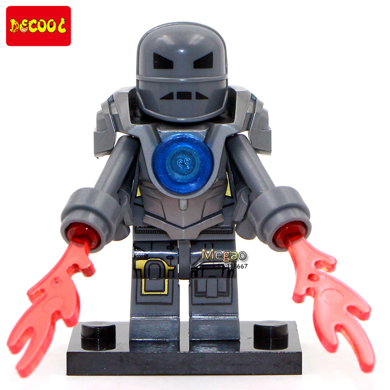 Decool0168 Marvel Movie Ironman MK1 Model Action Figures Birthday Gifts Building Blocks Kids Toys