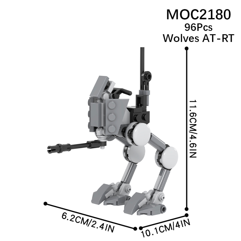 MOC2180 Star Wars Movie series AT-RT Building Blocks Bricks Kids Toys for Children Gift MOC Parts