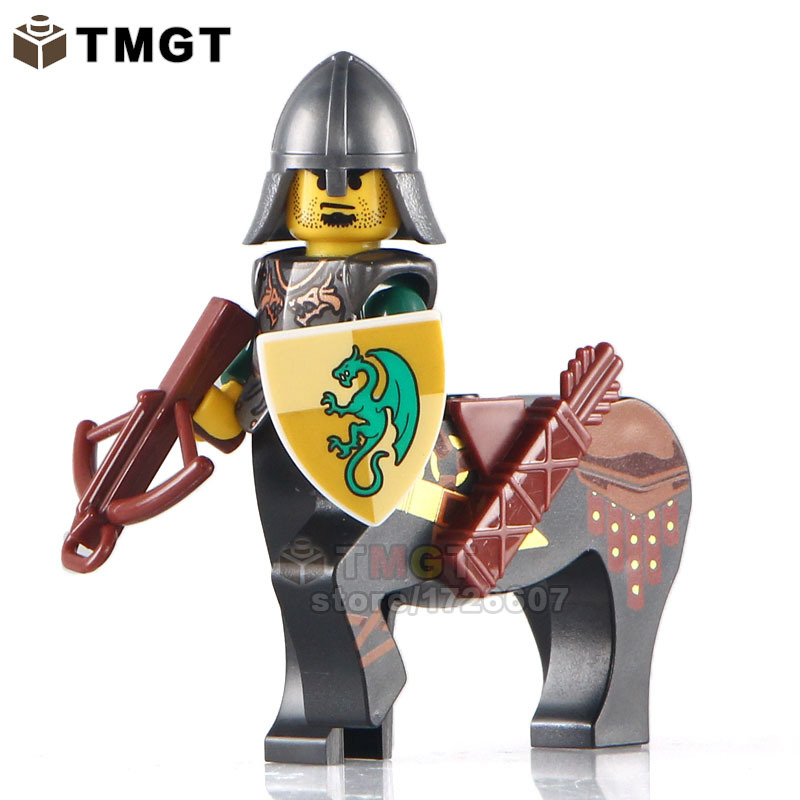 AX8802 Medieval Knight Action Figures Birthday Gifts Building Blocks Kids Toys