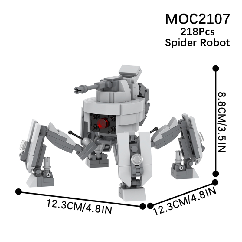 MOC2107 Star Wars serie Dwarf Spider Droid Building Blocks Bricks Kids Toys for Children Gift MOC Parts