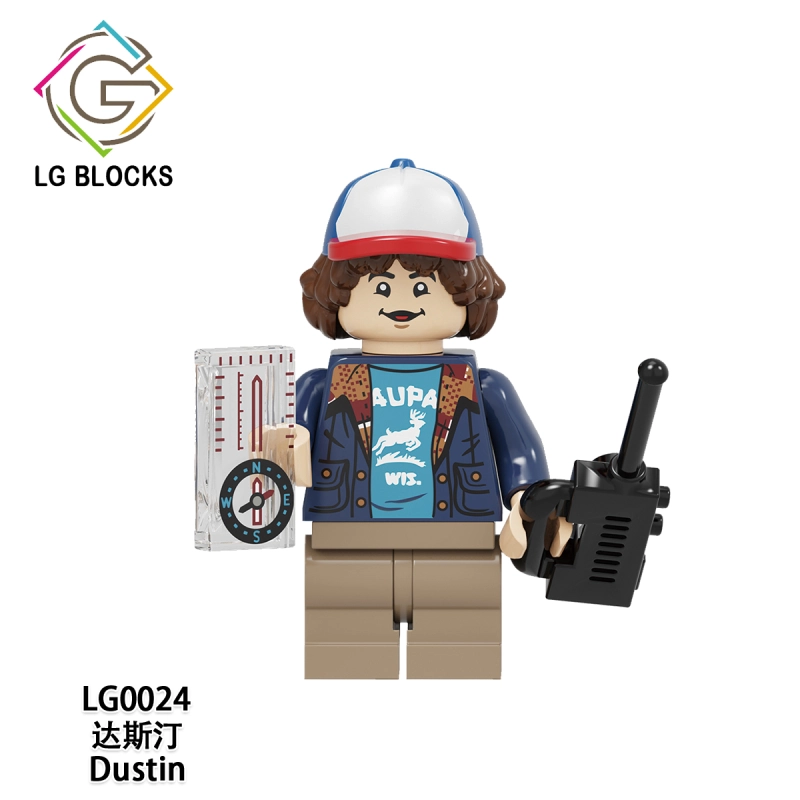 LG1004 TV Movie Stranger Things Demogorgon Dustin Mike Eleven Lucas Will Chief Jim Hopper Joyce Action Figure Building Blocks Kids Toys