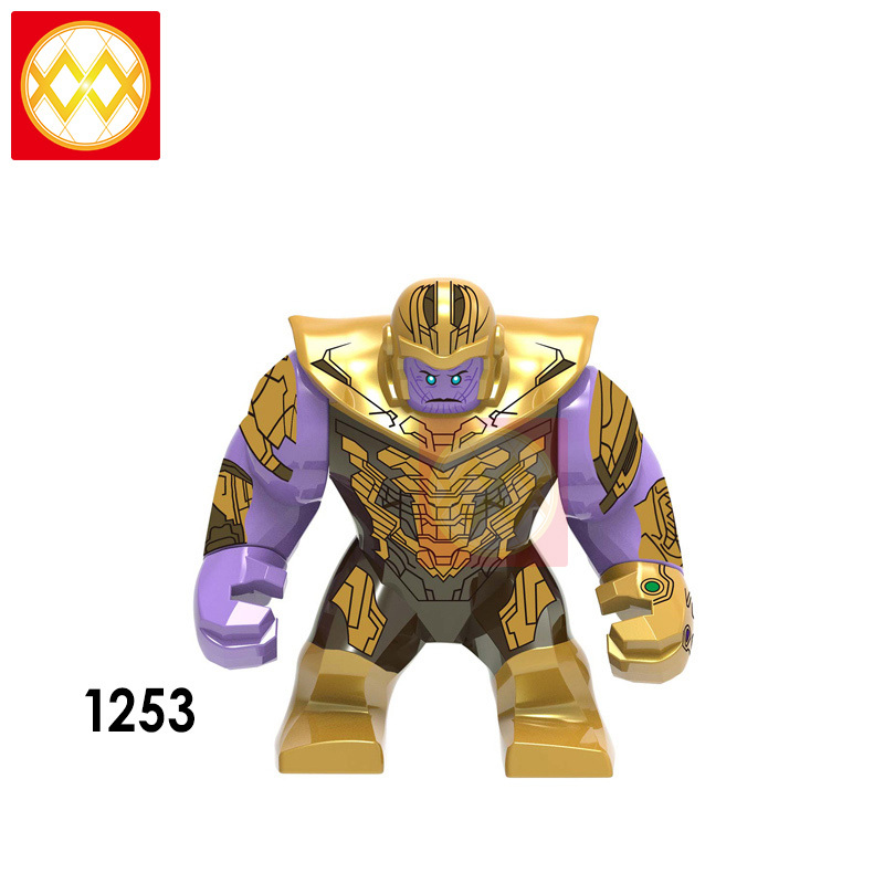 XH1253 Marvel Movie Thanos Action Figure Building Blocks Kids Toys