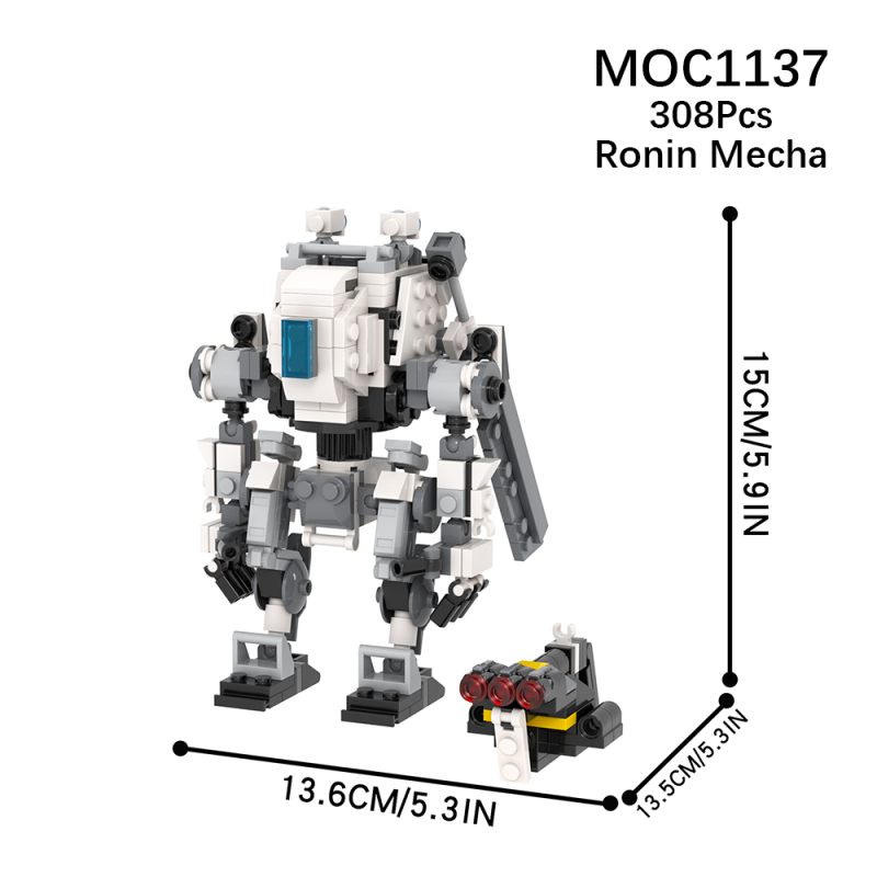 MOC1137 Creativity series Tacit Ronin Building Blocks Bricks Kids Toys for Children Gift MOC Parts