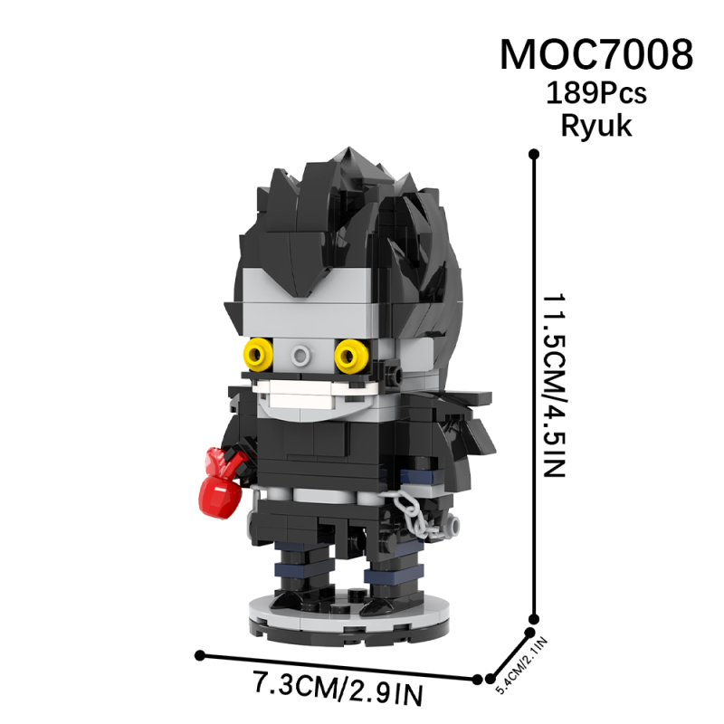 MOC7008 Creativity series Death Note Anime Ryuk Action Figure Model Building Blocks Bricks Kids Toys for Children Gift MOC Parts