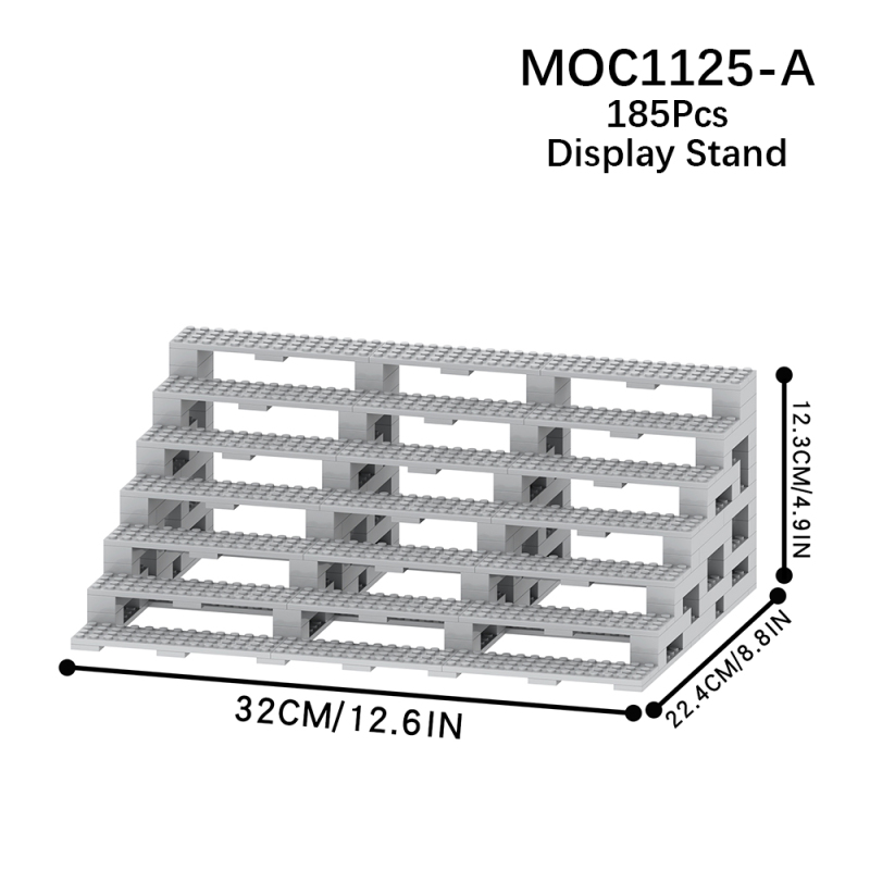 MOC1125 Creativity serie Action Figure Display stand Building Blocks Bricks Kids Toys for Children Gift MOC Parts