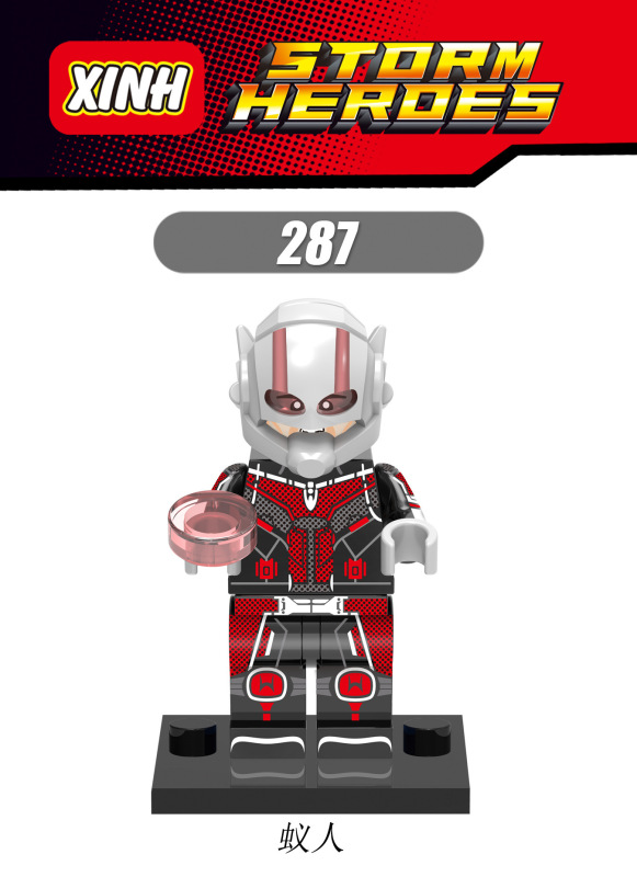 X0117 Marvel Movie Moon Knight Captain Marvel Namor Star-Lord Ant-Man Mike Banner Black Cat Sabretooth Action Figure Building Blocks Kids Toy