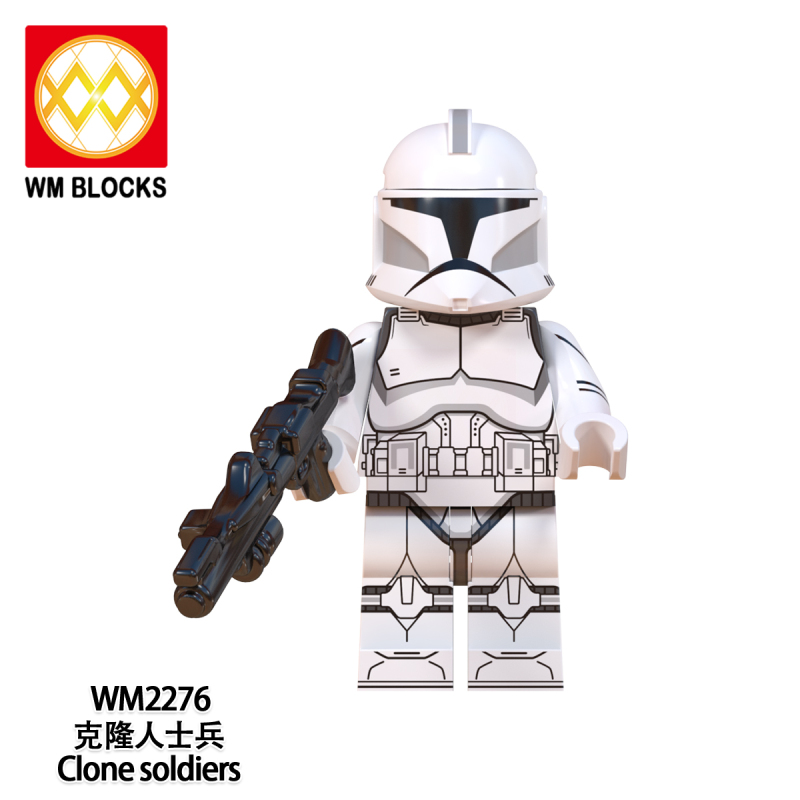 WM6130 Star Wars Clone Trooper Darth Vader Action Figure Building Blocks Kids Toys