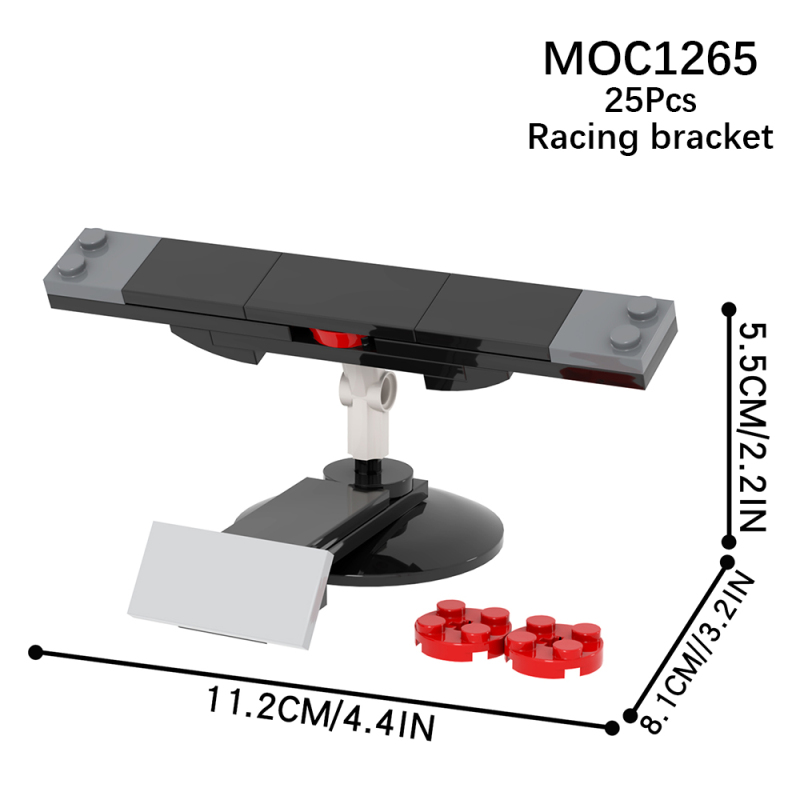 MOC1265 Creativity series Car Bracket Model Building Blocks Bricks Kids Toys for Children Gift MOC Parts