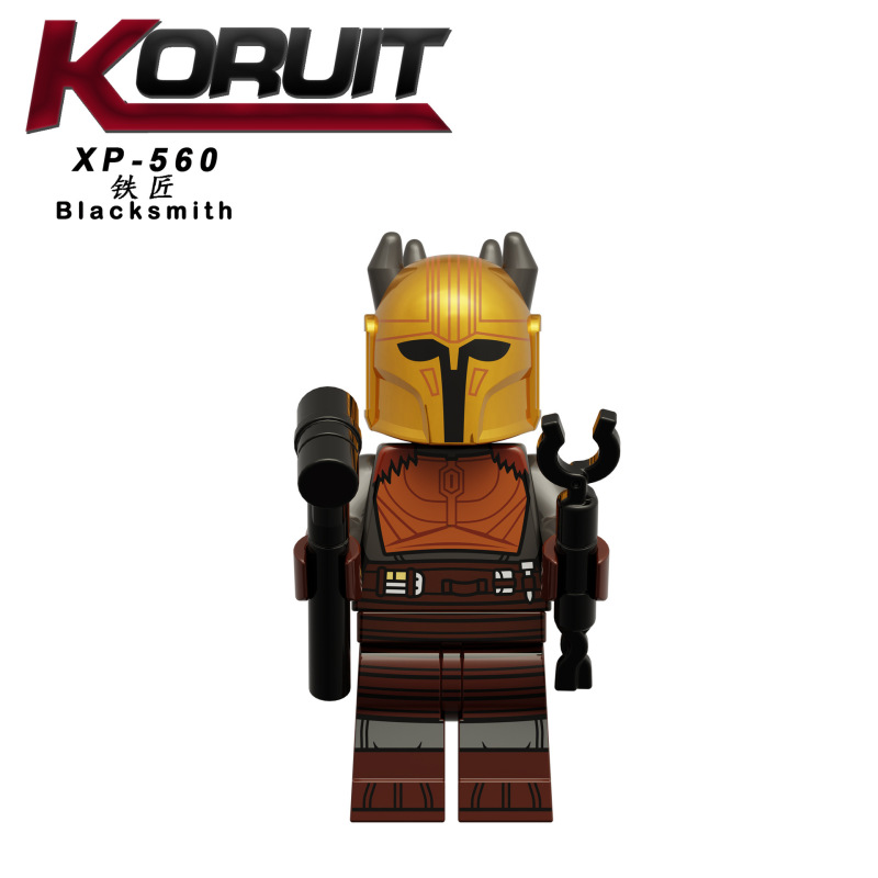 KT1074 Star Wars The Mandalorian Series Action Figures Blacksmith Bane Commander Compatible with MiniFigs Building Blocks Kids Toys For Children Gift Koruit