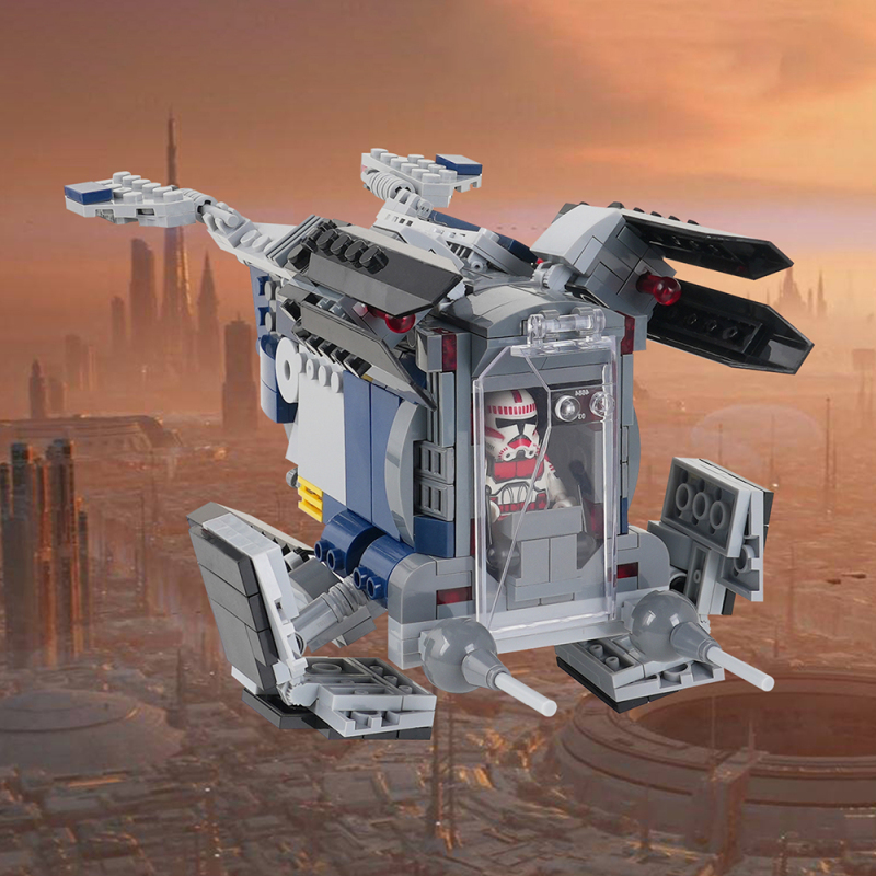 MOC2186 Star Wars Coruscant Police Gunship Building Blocks Bricks Kids Toys for Children Gift MOC Parts