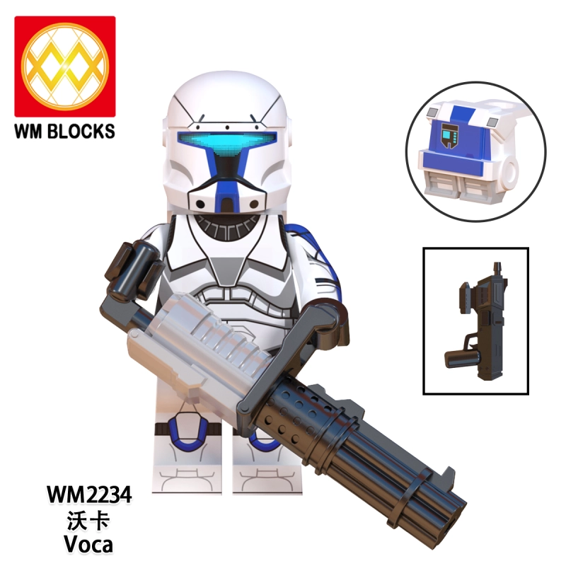 WM6124 Star Wars Captain Commandos Fixer Gregor Omega Squad Scorch Sev Voca Action Figure Building Blocks Kids Toys