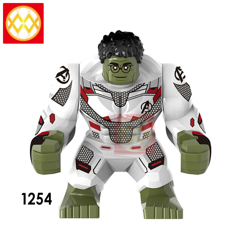 XH1254 Marvel Super Hero Movie Hulk Action Figure Building Blocks Kids Toys