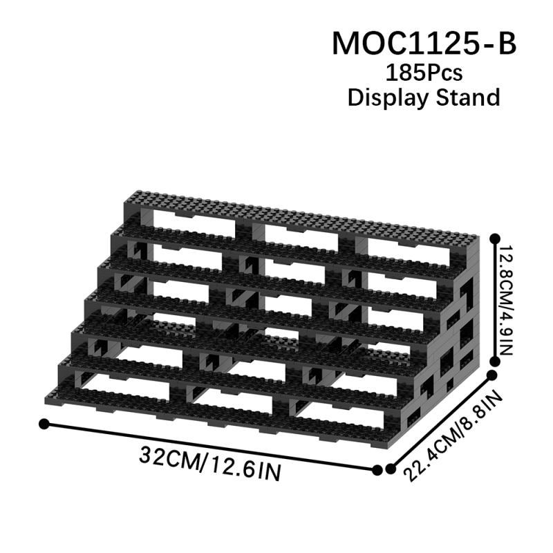 MOC1125 Creativity serie Action Figure Display stand Building Blocks Bricks Kids Toys for Children Gift MOC Parts