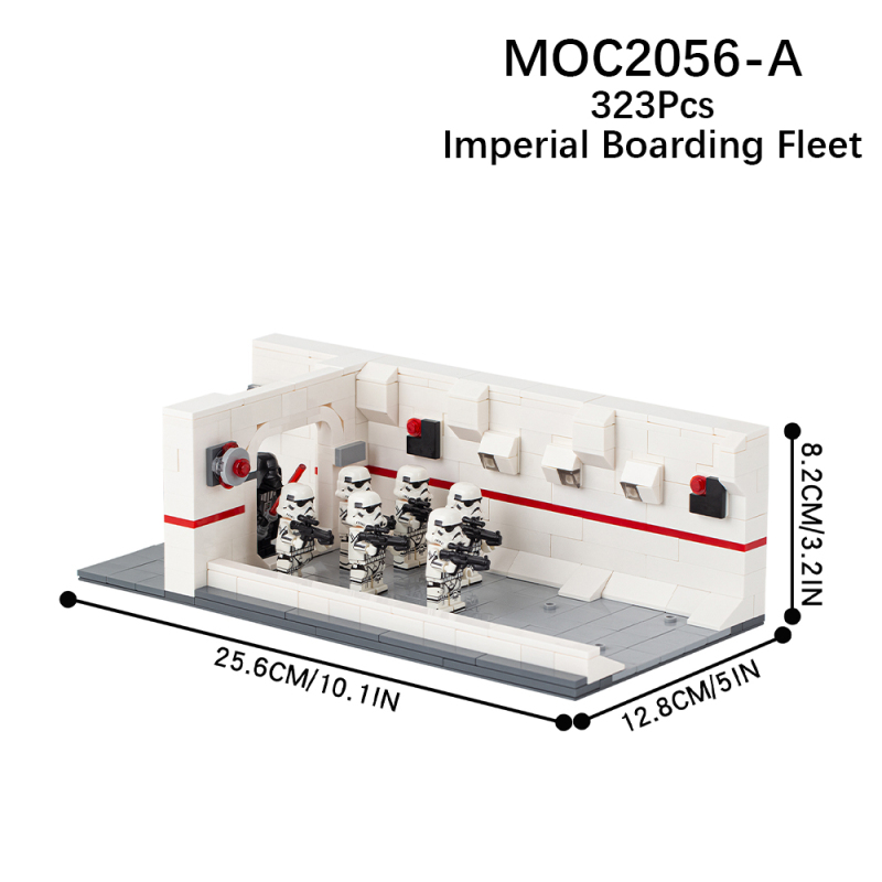 MOC2056 MOC2056-A Movie Star Wars Series lmperial Boarding Party Building Blocks Bricks Kids Toys for Children Gift MOC Parts Creativity