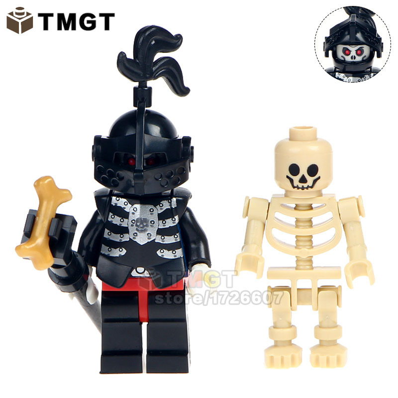 AX9815 Skull Knight Action Figures Birthday Gifts Building Blocks Kids Toys