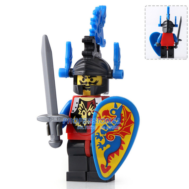 AX9812 Medieval Knight Action Figures Birthday Gifts Building Blocks Kids Toys