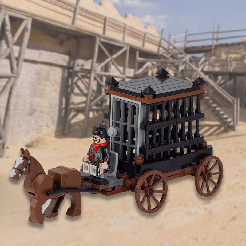 MOC5016 Military Series Prison van Building Blocks Bricks Kids Toys for Children Gift MOC Parts Creativity