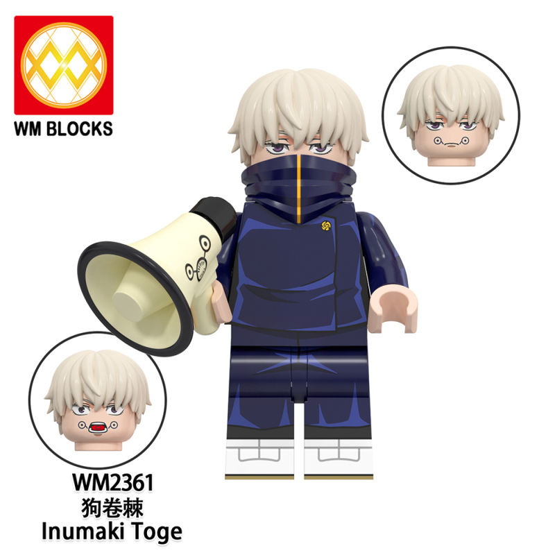 WM6140 Jujutsu Kaisen Anime Zenin Maki Inumaki Toge Geto Suguru Rika Orimoto Okkotsu Yuta Gojo Satoru Nanami Kento Panda Action Figure Building Blocks Kids Toys