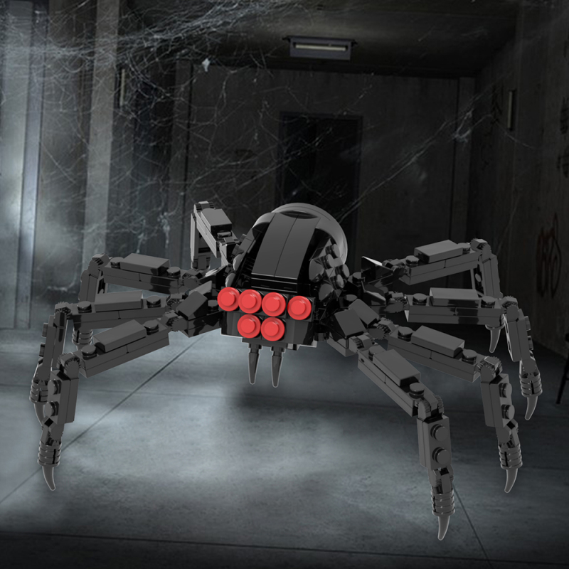 MOC1161 Creativity series Horror Game Character  Black spider Monster Building Blocks Bricks Kids Toys for Children Gift MOC Parts