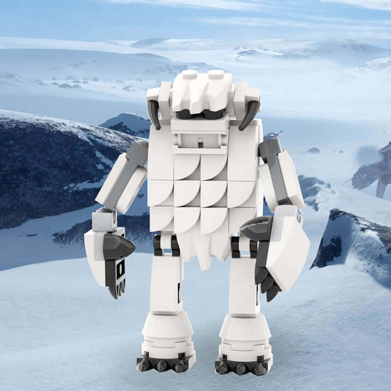 MOC2184 Star Wars Series wampa ice creature Building Blocks Bricks Kids Toys for Children Gift MOC Parts