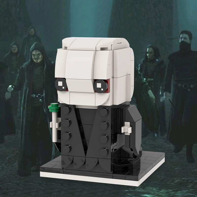 MOC1075 Creativity series Voldemort's Cube Head Boy Building Blocks Bricks Kids Toys for Children Gift MOC Parts