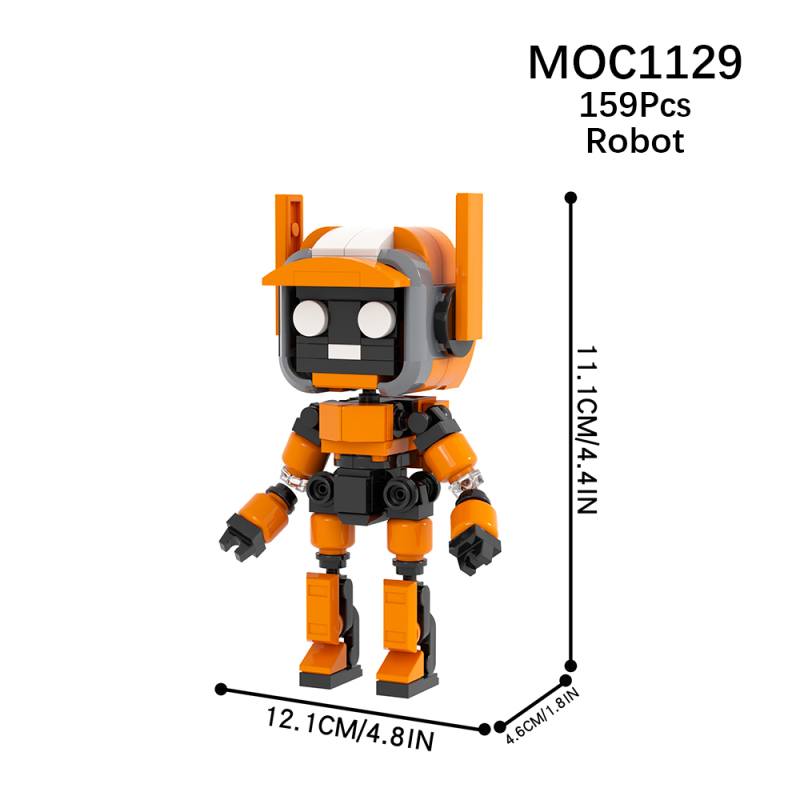 MOC1129 Creativity series Love,Death&Robots K-VRC Robot brickheadz Building Blocks Bricks Kids Toys for Children Gift MOC Parts