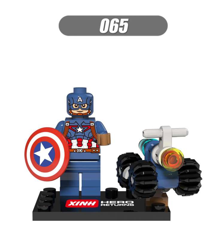 XH065 Marvel Super Hero DC Captain America  Action Figures Birthday Gifts Building Blocks Kids Toys
