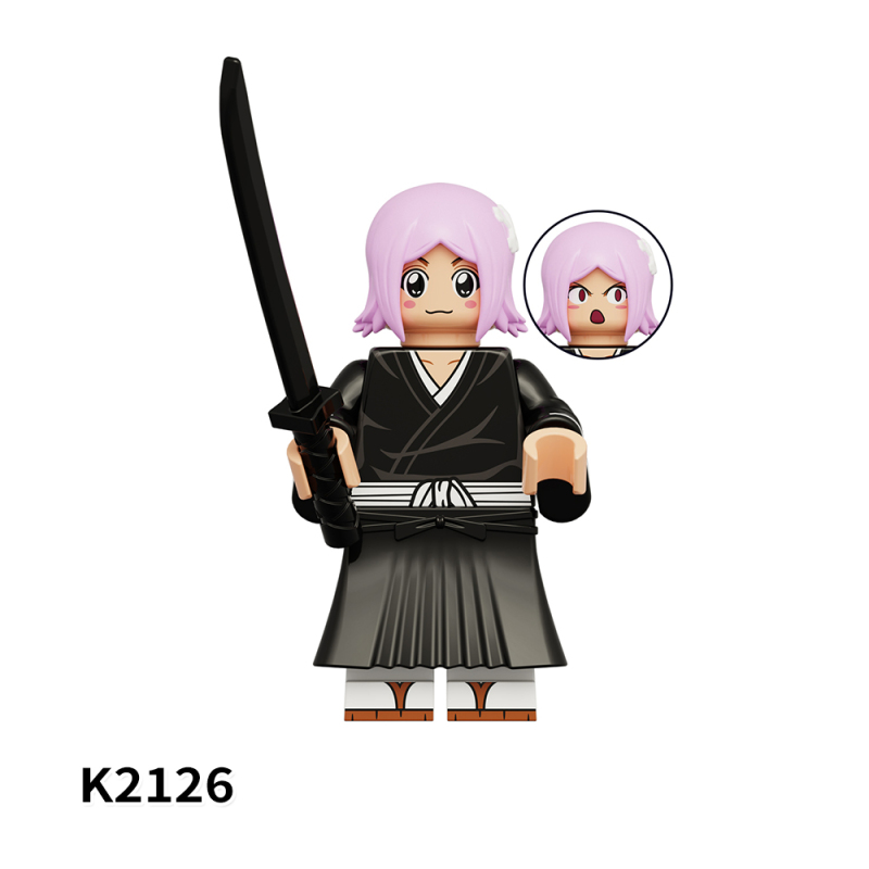 KDL816 Anime BLEACH Characters Unohana Retsu Action Figure Building Blocks Kids Toys