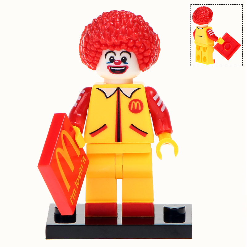 WM230A McDonald  Action Figures Birthday Gifts Building Blocks Kids Toys