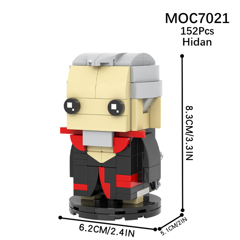 MOC7021 Creativity series Anime NARUTO Hidan Action Figure Model Building Blocks Bricks Kids Toys for Children Gift MOC Parts