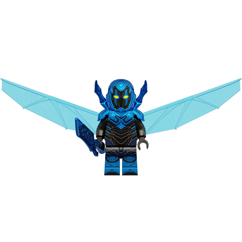 XP563 Super Heroes DC Action Figures Blue Beetle Compatible with MiniFigs Building Blocks Kids Toys Gift Koruit