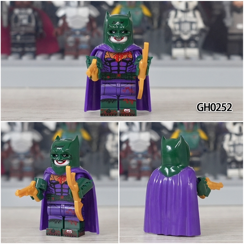 G0132 The Flash DC Movie Comic Version of Bat Reverse Flash Zoom Man Super Heroes Mini Action Building Block Figure Plastic Toy