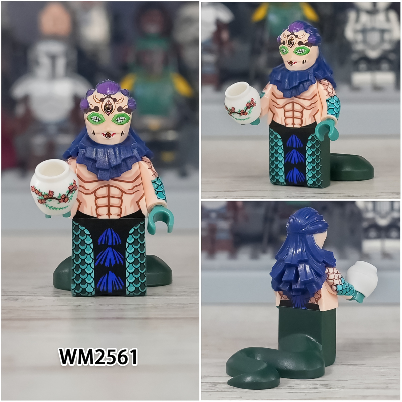 WM6163 Demon Slayer Anime Kaigaku Tamayo Gyokko Enmu Hantengu Nakime Kamado Tanjirou Kibutsuji Muzan Building Blocks Kids Toys