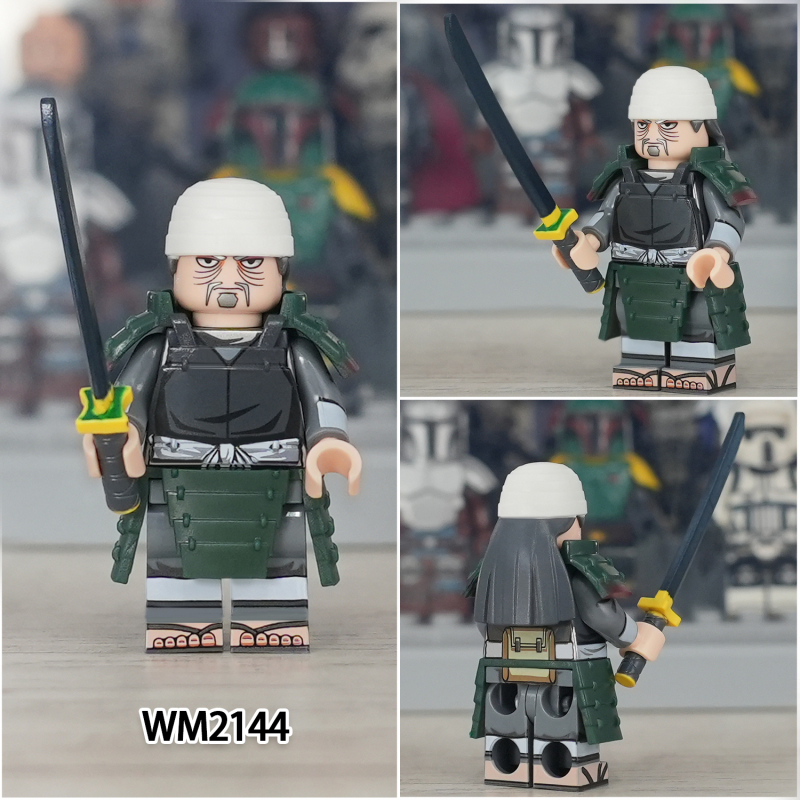 New Coming WM6112 WM Blocks Japanese Anime Pain Mifune Shimura Danzou Pepperfish Hanzo Building Blocks Kids Toy