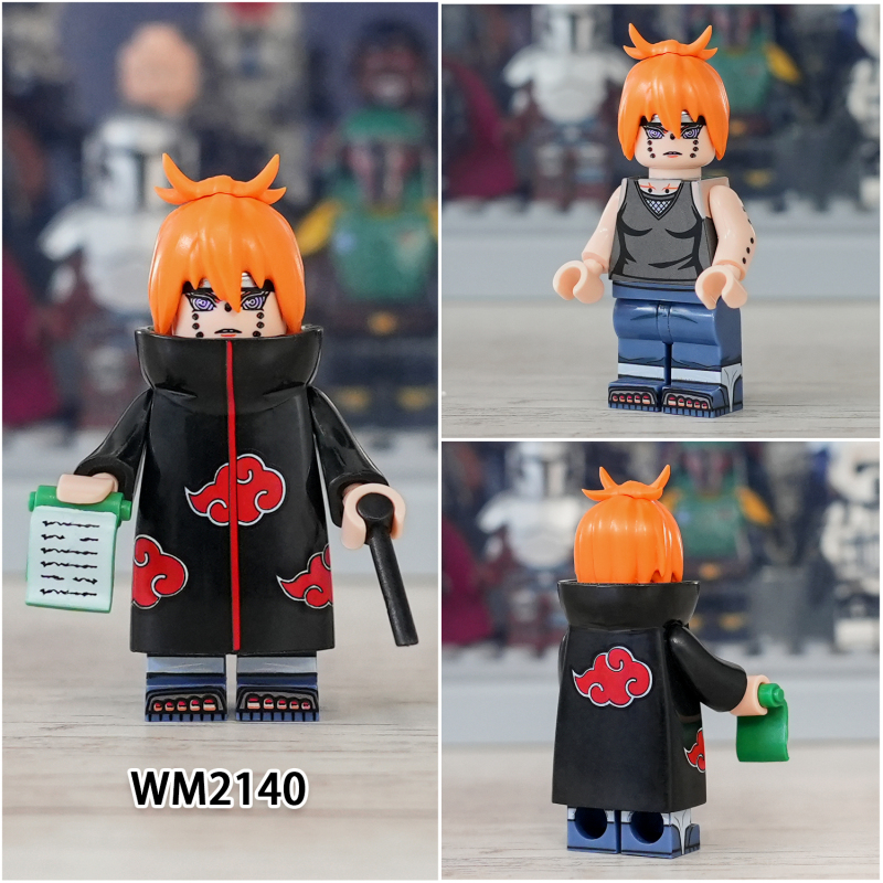 New Coming WM6112 WM Blocks Japanese Anime Pain Mifune Shimura Danzou Pepperfish Hanzo Building Blocks Kids Toy