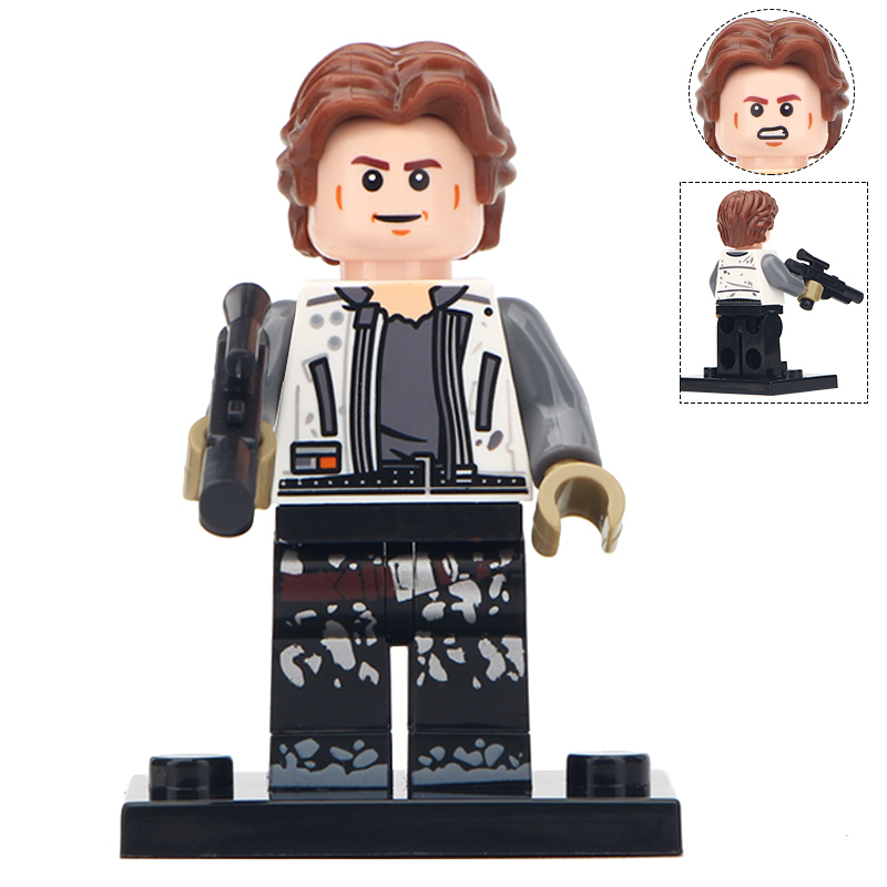WM6039 George Lucas Han Solo Sith Trooper Luke Skywalker Darth Vader Yoda Maz Kannata Snoke Action Building Blocks Children Toys