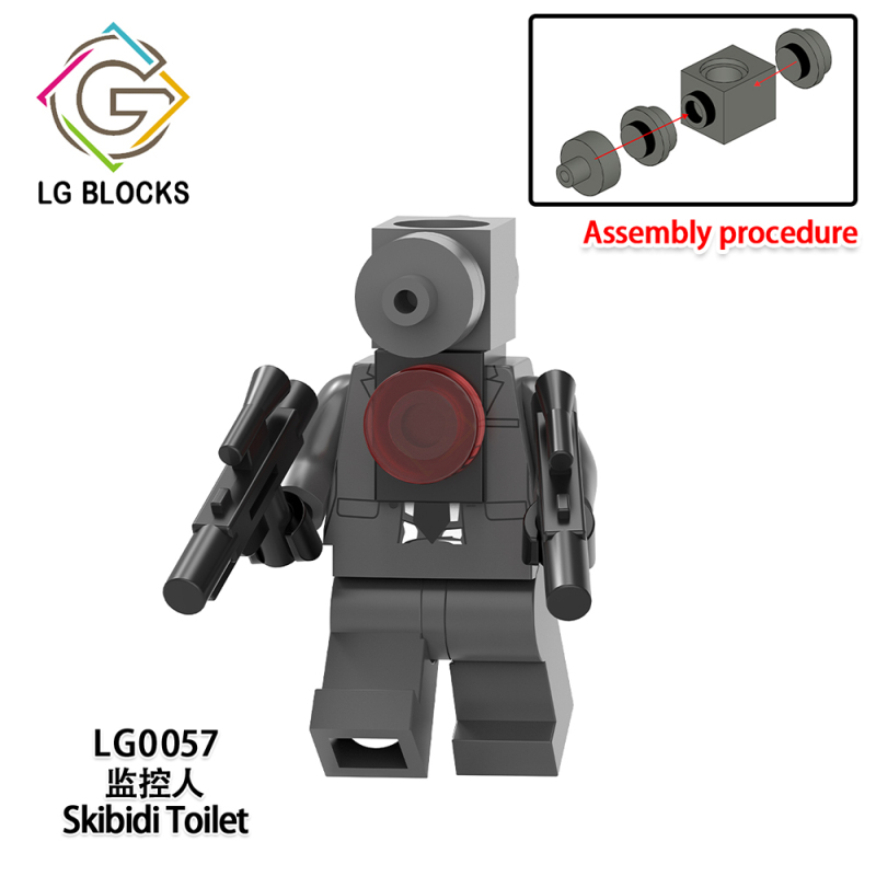 LG1008 Creativity series Skibidi Toilet Action Figure Character Model Building Blocks Bricks Kids Toys for Children Gift  LG1009  LG1010 LG1011 Updated on 20th Oct