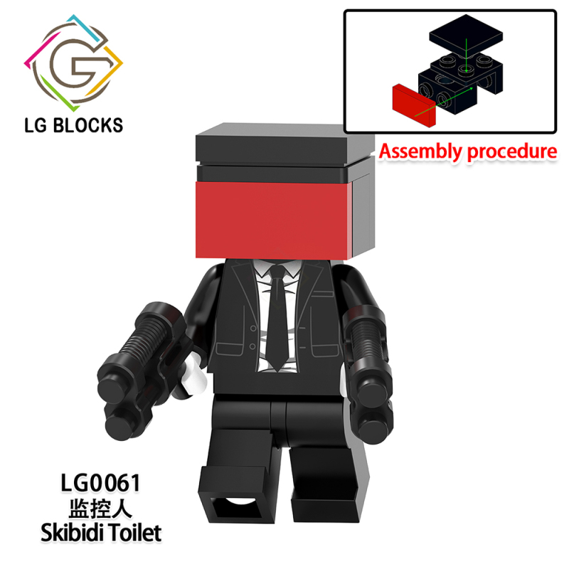 LG1008 Creativity series Skibidi Toilet Action Figure Character Model Building Blocks Bricks Kids Toys for Children Gift  LG1009  LG1010 LG1011 Updated on 20th Oct