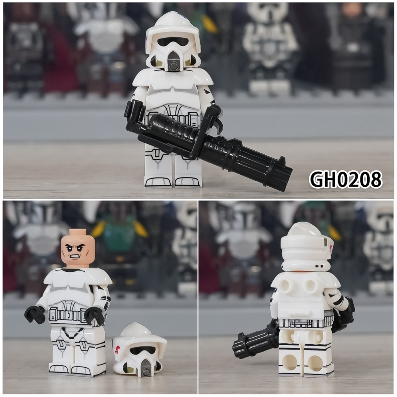 G0127 Star Wars Movie ARF Commander Trauma 91st Corps Lightning Squadron Trooper Jungle Camo Plastic Building Blocks For Children Toys