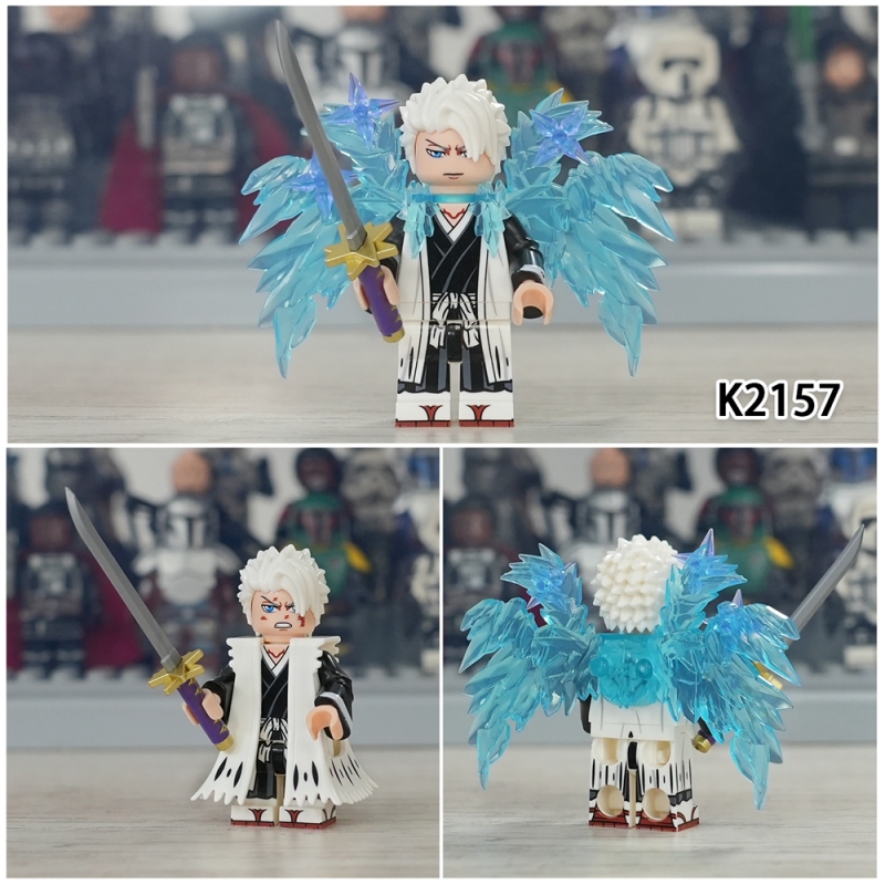 KDL820 Anime BLEACH Hitsugaya Kurosaki Kuchiki minifigs Building Blocks sets Toys for Kids child gift