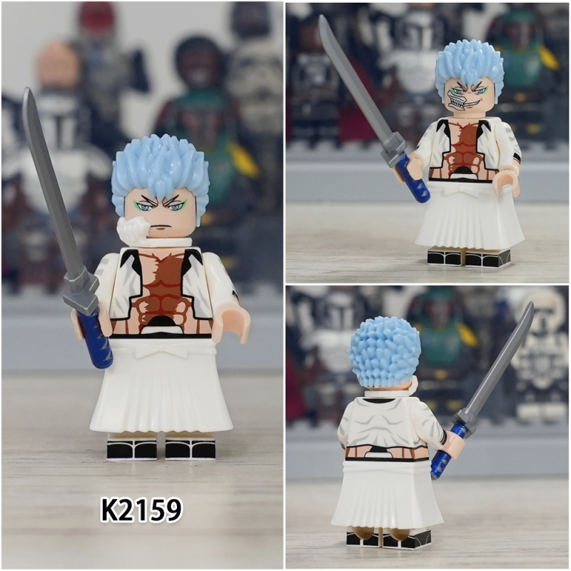 KDL820 Anime BLEACH Hitsugaya Kurosaki Kuchiki minifigs Building Blocks sets Toys for Kids child gift