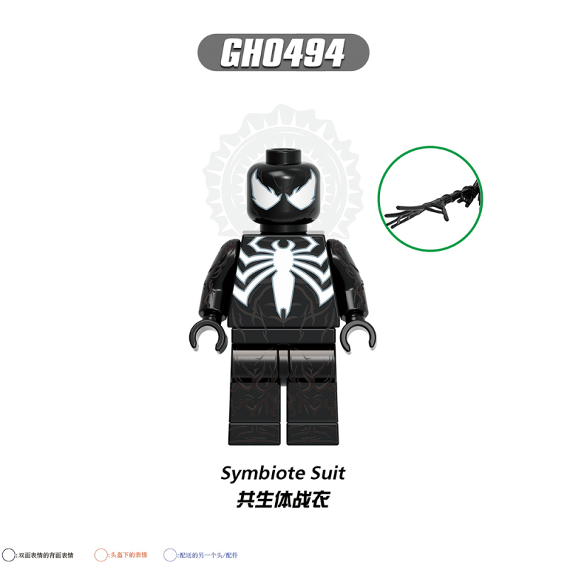 G0162 Anti Venom Doctor Octopus Mister Negative Evolved Super Heroes Movie Mini Building Block Figure Toy