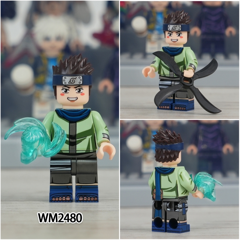 WM6153 Yamato Umino Iruka Sai Tenten Hyuga Neji Konohamaru Ichiraku Shizune Uzumaki Anime Mini Collect Building Blocks Kids Toys