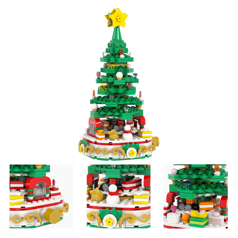 479PCS MOC1345 Christmas Tree Building Kits Stocking Decorative Ornaments Toys Building Bricks sets kids toys christima gift Ornaments