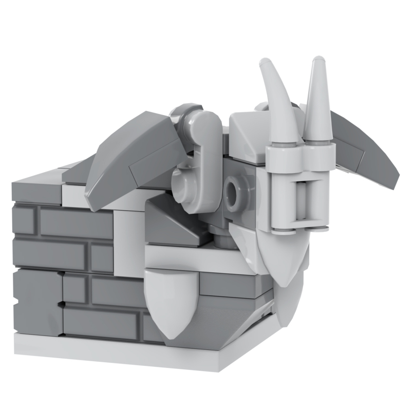 MOC1364 Bat Base Classic Creative Movie Dark Knight Display Platform Model DIY Assembly Building Blocks Brick Gift Toys For Kids