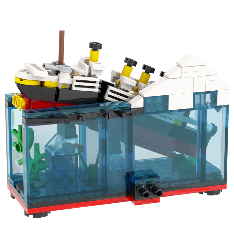266Pcs MOC1416 RMS Titanic Building Sets MOC Creation Brick Action Diy Building Blocks Sets Model Toys