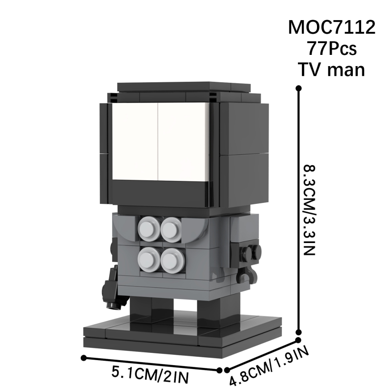 Skibidi Toilet Game Monitor Vs Toilet Titan Monitor Man Tv Man Sound Man Creative Game Building Blocks Kids Toys MOC7111 MOC7112 MOC7113 MOC7114