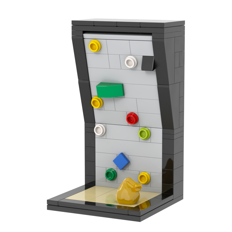 129Pcs Building Bricks MOC4109 Climbing Wall Accessories Blocks Sets Kit Giveaway Educational Toy