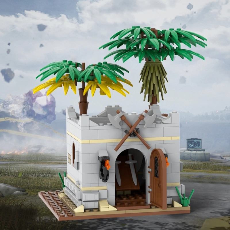 455PCS MOC5079 Medieval Series Arsenal Blocks Creation DIY Building ...