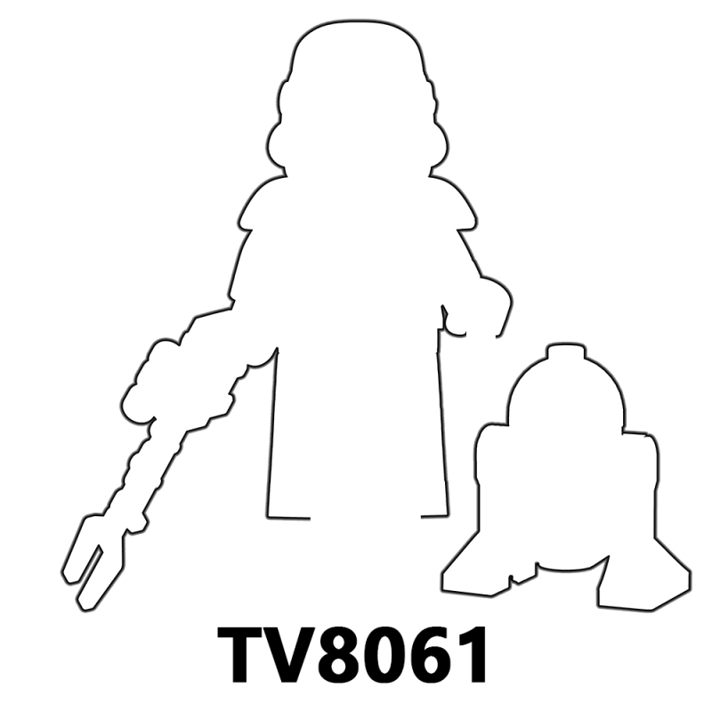 TV6108 Star Wars Movie Series Commander Fox Commander Ganch Bomb Squad ...